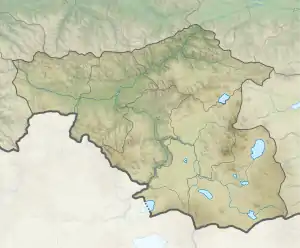 Map showing the location of Khanchali Managed Reserve