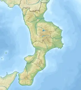 Strait of Messina is located in Calabria