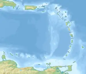 Pelican Island is located in Lesser Antilles