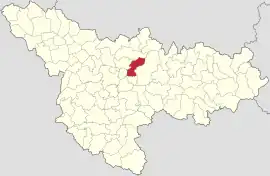 Location in Timiș County