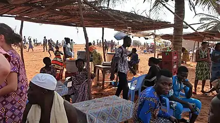 A restaurant in the festival area.