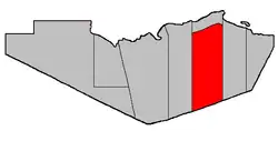 Location within Restigouche County.