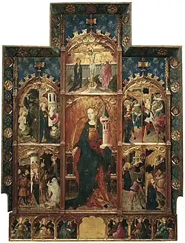 Gonçal Peris – Altarpiece of Saint Barbara (from Puertomingalvo town, Aragon)