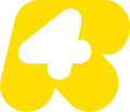 Rete 4's first logo from 1982 to 1991