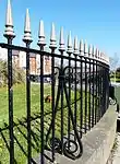 Swansea Museum boundary walls and rails