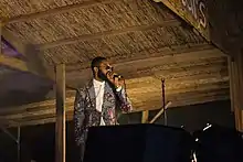 Hassani performing at Lake of Stars in Malawi