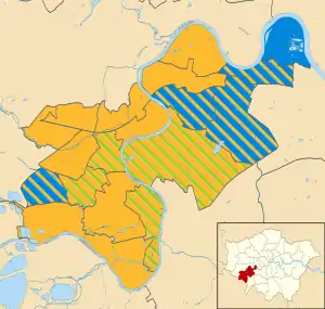 Richmond Upon Thames 2018 results map