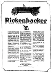 1922 advertisement in the New York Tribune