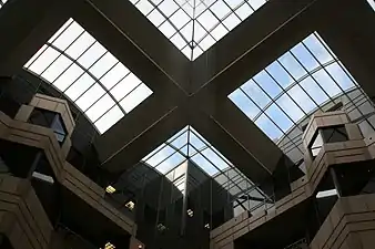 Atrium skylight detail