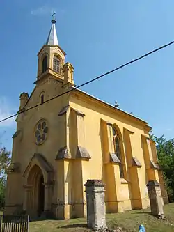 Kalazanci Szent József-kápolna (English: Saint Joseph Calasantius Chapel) in Rinyabesenyő