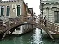 private bridge of the Ca' RezzonicoRio de San Barnaba