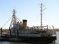 The USCGC Fir while moored in Rio Vista.