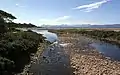 River Applecross entering Applecross Bay.