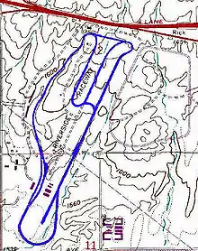 Layout of Riverside International Raceway (1969-1988 version)