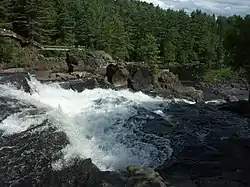 L'Assomption River in park Chutes Monte-à-Peine