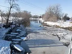 Champlain, Champlain River near its mouth