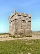 Rivington Pike, near Horwich, atop the West Pennine Moors, is one of the most popular walking destinations in the county; on a clear day the whole of the county can be viewed from here.