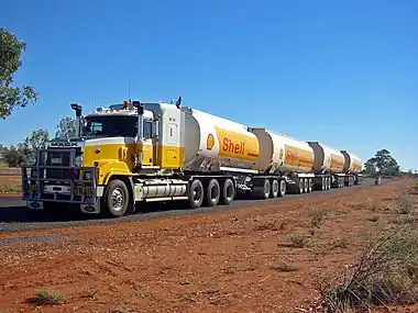 A Mack Titan in rural Australia