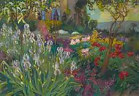 Robert Antoine Pinchon, Le jardin aux iris, c.1920