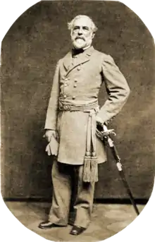 CS General Robert E. Lee wearing the 3 stars of a colonel