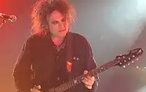 Musician Robert Smith performing in 2007.