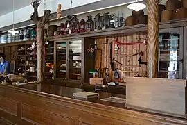 Artifacts in the restored ship chandlery