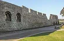 The vestiges of Gundulf's work at Rochester Castle