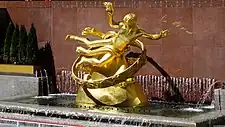 Rockefeller Center's Prometheus by Paul Manship