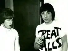 Roger Daltrey and Keith Moon backstage in 1967