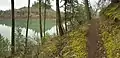 Rogue River Trail and lake.