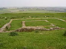 Romano-Celtic temple at Maiden Castle