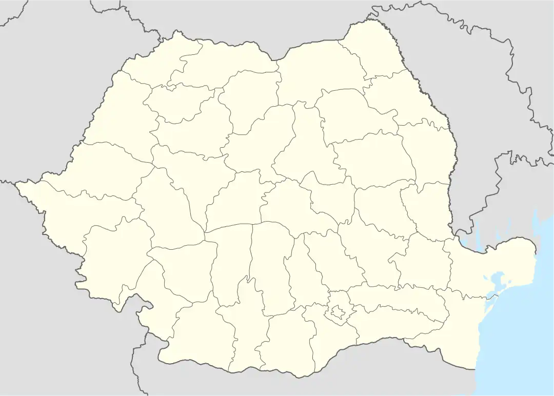 Bățani is located in Romania