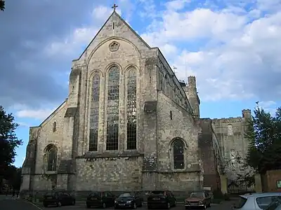 Image 22The West window of Romsey Abbey (from Portal:Hampshire/Selected pictures)