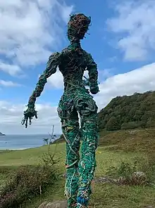 Rope sculpture at Calgary Bay