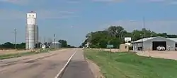 Roscoe, seen from the east along U.S. Highway 30