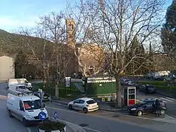 The main square of the town