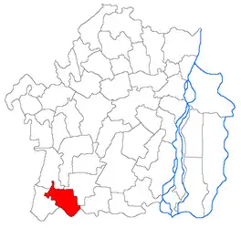 Location in Brăila County