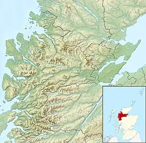 Map showing the location of Loch Carron MPA