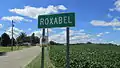 Roxabel community sign