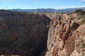 Gorge and bridge from north rim