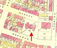 Royal Arthur School Montreal Map Location 1890