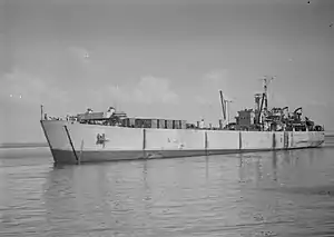 HMAS LST 3014 in 1947