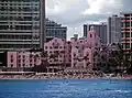 The Royal Hawaiian, seen from the sea