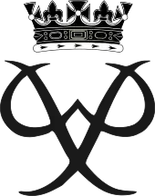 Royal monogram of Prince Philip, consort of Queen Elizabeth II