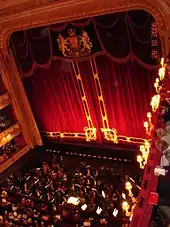 interior of grand 19th-century theatre