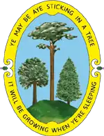 logo of the RFSF showing trees