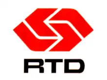 RTD logo from 1980 to 1993, designed by Saul Bass