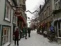 The street in winter