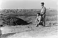 View of Ruhama from the airfield, August 1948