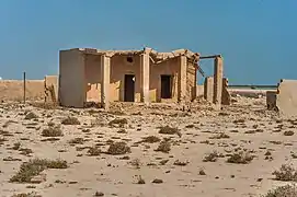 Ruined building in Al Mafjar